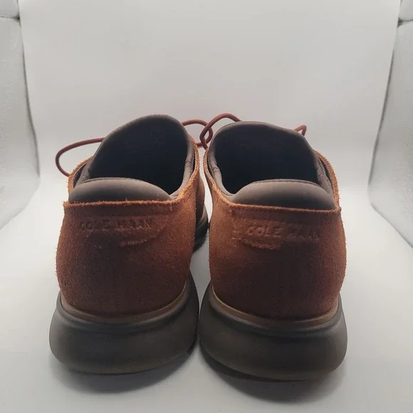 Cole Haan Men 2.ZERØGRAND Wingtip Oxfords 9.5 M Brown Suede Lace Up